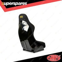 SAAS Seat SR2 Club Fixed Back FRP Black Offers Seat Comfort Side Support