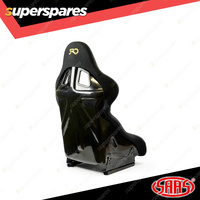 SAAS Seat SR4 Race Fixed Back FRP Black Offers Seat Comfort Side Support