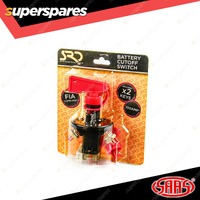 SAAS Battery Isolator Cut Off Switch 100A FIA Rated 12V Resistor 2 Keys