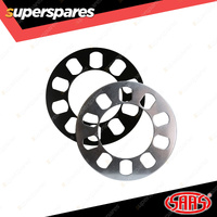SAAS Wheel Spacers Universal 5 Stud PCDs 3mm Thickness - in a Pack of 2