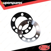 SAAS Wheel Spacers Universal 6 Stud 12mm Thickness - in a Pack of 2