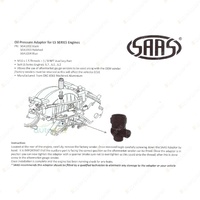 SAAS Oil Pressure Gauge Adaptor for Holden V8 LS Engines VX VU VY VZ VE VF