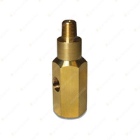 SAAS Oil Pressure Gauge Adapter 1/8 BSPT T-Piece Brass Sender SGA-230036
