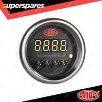 SAAS Digital Cooling Fan Controller 0 Deg - 100 Deg 52mm Black Muscle Series