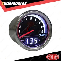 SAAS Dual Gauge EGT Pyro 0-900C Analogue Voltmeter 8v-18v Digital Trax Series
