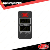 SAAS Digital Dual Voltage Gauge Switch mount 8v-18v for Nissan 39 x 23