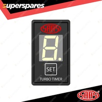 SAAS Digital Turbo Timer Switch Mount Gauge Auto for Toyota 40 x 20