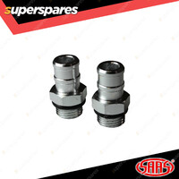 Pair SAAS Catch Tank Hose Fitting 14mm 9/16 Premium Quality Brand New