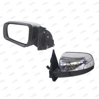 Left Chrome Electric Door Mirror With Blinker Auto Fold for Ford Ranger PX