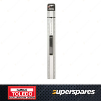 Toledo Single Sided Aluminium Cutting Metric Rule - 1200mm Length Ruller