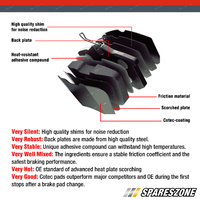 4x Rear TRW Disc Brake Pads for Nissan 200SX S14 S15 2.0L 147KW Coupe
