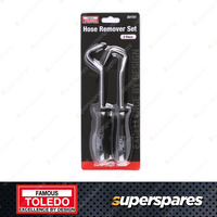Toledo Hose Remover Set 2 pcs - 200mm with Ergonomic Moulded Plastic Handle