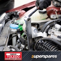 Toledo Ratchet Extension Drive Bar - Features 8mm-17mm Low Profile Sockets
