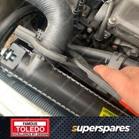 Toledo 350mm Pass Through Hose Clamp Pliers - Waffle Jaw Groove Design
