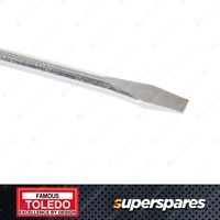 Toledo Flat Blade Pocket Screwdriver - Features Handy Steel Pocket Clip