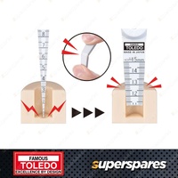Toledo Taper Gauge - ABS Resin 1-15mm Range Non Conductive Made in Japan