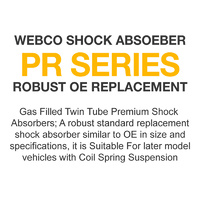 Rear Webco Ultra Shock Absorbers STD King Springs for TOYOTA CELICA RA65 SA63