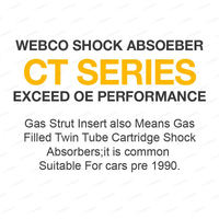 Rear Webco Shock Absorbers Lowered King Springs for Ford Focus LW 1.6 2.0L 11-15