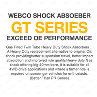 Rear Webco Shock Absorbers 500kg+ Raised King Coil for RAM 1500 DT 5.7 18-On