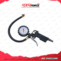 4X4FORCE V4 Air Compressor with Gauge & 4 Tyre Multi Inflator Deflator Combo Kit