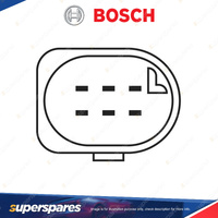 1Pc Bosch O2 Sensor Pre-Cat for BMW 3 Series 323i 325i 330i E90 E91 E92 E93 Z4