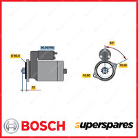 Bosch Starter Motor for Porsche Cayenne 9PA 4.8L 8cyl 07-10 Flange Diameter 60mm