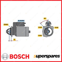 Bosch Starter Motor for Scania 2 Series 92 3 Series 93 113 143 12/1987-06/1997