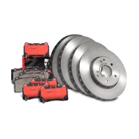 Front + Rear Brembo UV Disc Rotors & NAO Brake Pads for Nissan 370Z Z34 09 - On