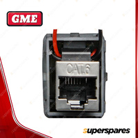 GME RJ45 Pass-Through Adaptor for Nissan Navara NP300 Pathfinder R52 X-Trail W