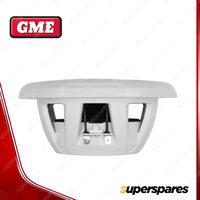 2x GME 140 Watt IP54 Marine Flush Mount Speakers with Grilles - White GS620W