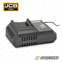 JCB Tools 18V 9A Fast Charger Output Voltage 20.5V DC - Over-Charge Protection