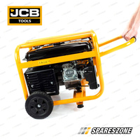JCB Tools 3.6Kw Petrol Generator With Wheel Kit Aus - Heavy-Duty Construction
