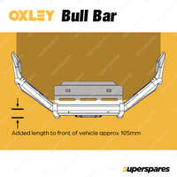 OXLEY Bull Bar Bumper Replacement Basic Fleet for Toyota Hilux 2020-On