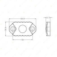 6 x Oricom LED Rock Lights RGB - IP69K Highest Water & Dust Rating RKLBT6RGB