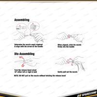 5 Pcs PK Tool Air Duster Gun - with Interchangeable Nozzles Lightweight Design