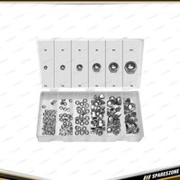 150 Pcs of PK Tool Nylon Locknut Assortment - In Re-Sealable Plastic Case