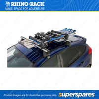 Rhino Rack Ski and Snowboard Carrier 574 - 4 Skis or 2 Snowboards Inside 500 mm