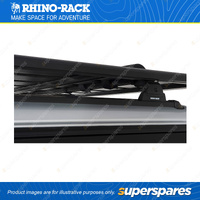 2 x Rhino Rack 700mm Pioneer Wrap Pads 43150 - with Pair 3.5m Tie Down Straps