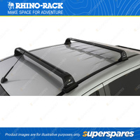 Rhino Rack Vortex RVP Black 2 Bar Roof Rack RVP50 - Factory Mounting Point