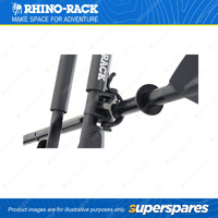 Rhino Rack Folding J Style Kayak Carrier S512 - Supplied With 4 Tie Down Straps