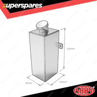 SAAS Windscreen Washer Bottle Polished Alloy for Ford Falcon Fairlane 1967-1979