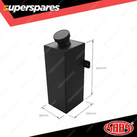 SAAS Windscreen Washer Bottle Black Alloy for Ford Falcon Fairlane 1967-1979