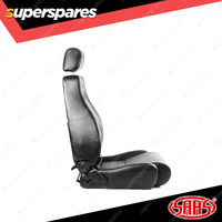 SAAS Premium Automotive Seat 4x4 Black PU Dual Recliner ADR Compliant