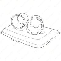 SAAS Dash Gauge Pod for Holden Commodore Berlina Calais VE 2006-2013