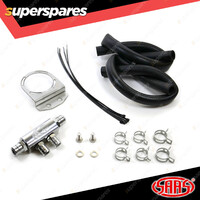 SAAS Oil Catch Tank Full Kit for Mitsubishi Triton MQ 2.4L Black Anodised