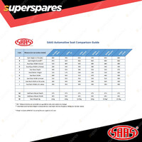 1 x SAAS Kombat Seat - Dual Recline Grey Color with ADR Compliant