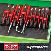 Toledo Plier Rack Organiser - Overall Length 300mm with 13 Adjustable Dividers