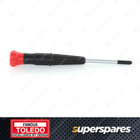 Toledo Precision Screwdriver Set 12 pcs - Includes Both Slotted and Philips Tips