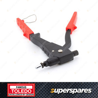 Toledo Nut Riveter Hand Tool Kit - 260mm Size Range M3 M4 M5 M6 HD Alloy Steel