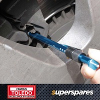 Toledo Brake Pad & Tyre Tread Gauge - with Steel Probe and Includes Probe Cover